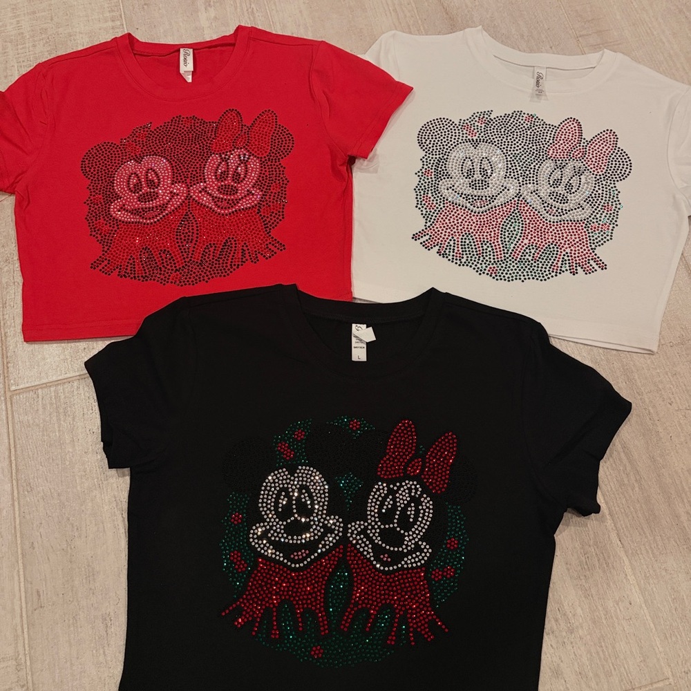 Rhinestone Baby Tee
